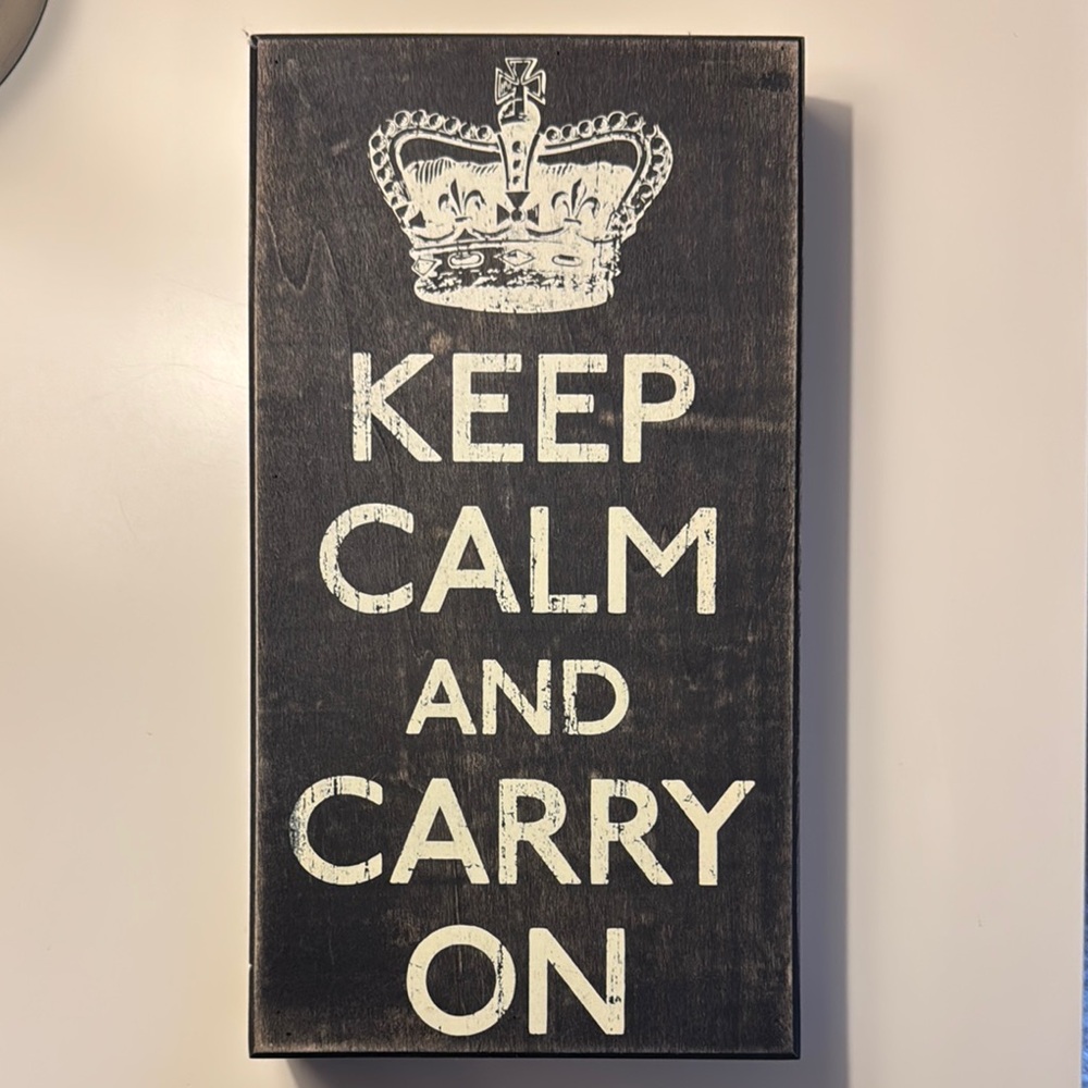 Francesca’s Wall Art Decor Wood Black and White